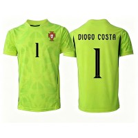 Stroje piłkarskie Portugalia Diogo Costa #1 Bramkarskie Koszulka Podstawowej MŚ 2026 Krótki Rękaw